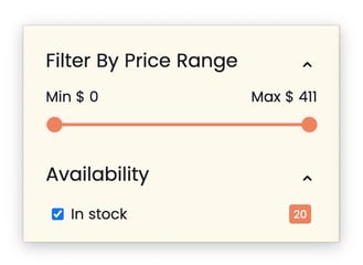 Availability Filter