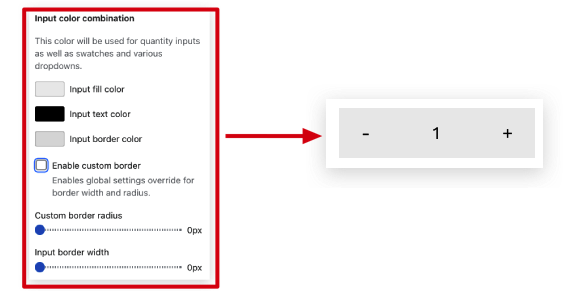 Buttons and inputs theme settings 5