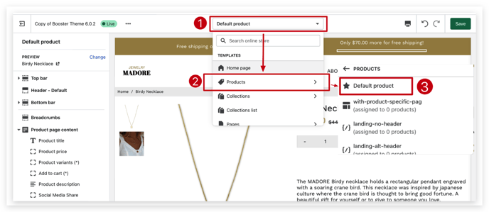 Explore your Product page 1 