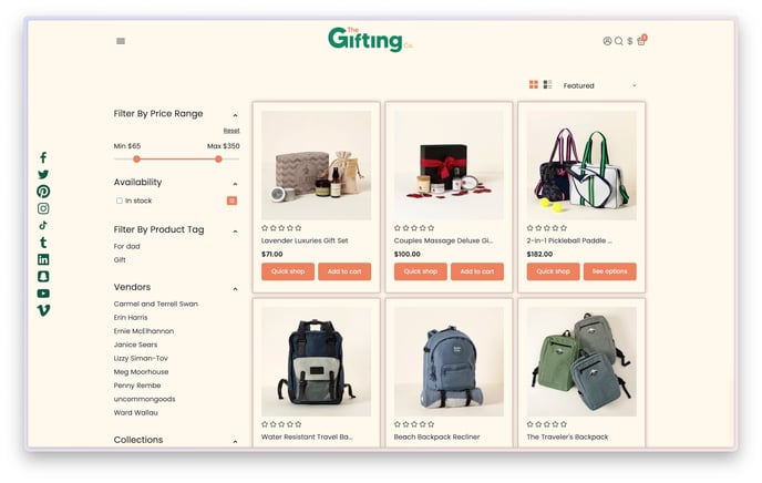 Price Range Filter