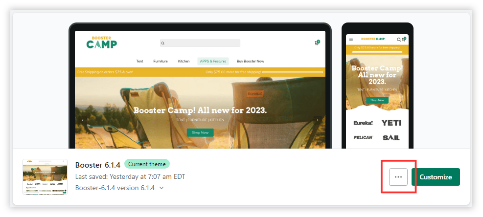 Edit Theme elements in Theme Content