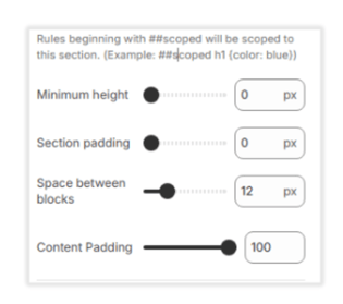 image + text content padding kb