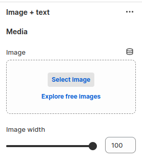 image + text